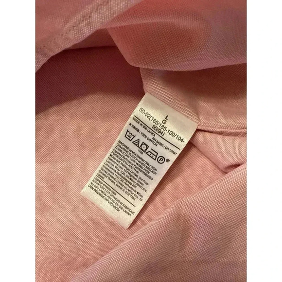 BANANA REPUBLIC- NEW- UNTUCK OXFORD SHIRT LARGE - Picture 4 of 4